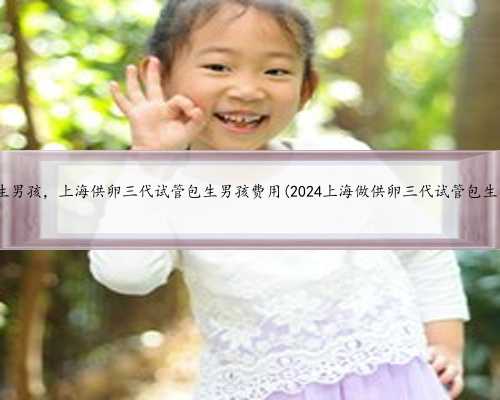 上海试管包生男孩，上海供卵三代试管包生男孩费用(2024上海做供卵三代试管包
